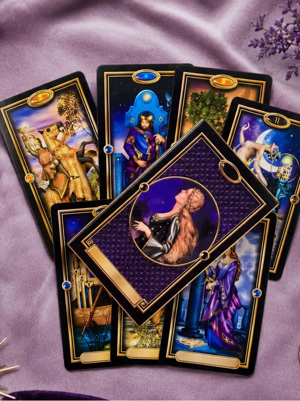 Gilded Tarot mini Deck by Ciro Marchetti